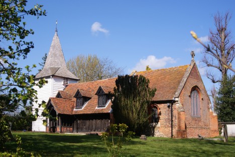 St Andrew's Greensted - the oldest wooden church in the world, Essex, England, UK