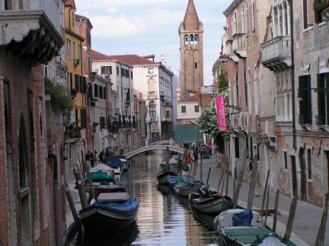 Streets in Venice, Italy