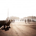 Promenade in Brighton, England, UK