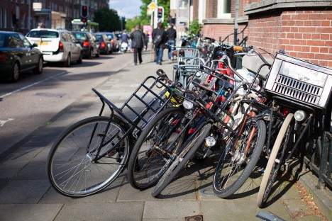 Bikes in Amsterdam, The Netherlands