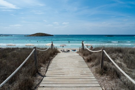 Ibiza beach, Spain