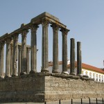 Roman Temple at Evora, Portugal