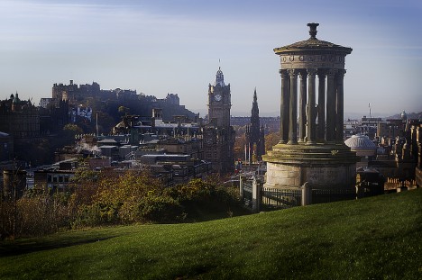 View of Edinburgh, Scotland, UK