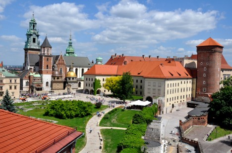 The Wawel Castle and Cathedral in Krakow, Poland