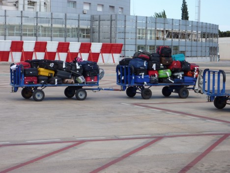 Airport luggage transport