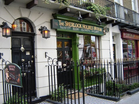 221B Baker Street, Sherlock Holmes Museum, London, England, UK