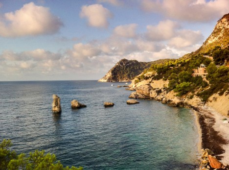 Typical coastline of Balearic islands, Spain