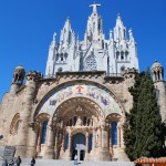 Church on Mount Tibidabo, Barcelona, Spain