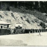 Postojna Cave Train outside before WW2