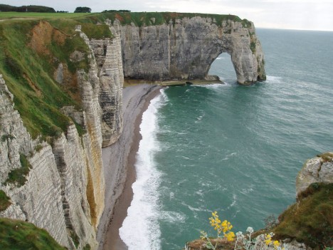 Etretat cliffs, Normandy, France