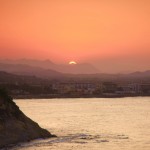 Sunset over Javea, Spain