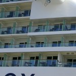 Cruise ship balcony cabins