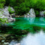 Glacial lake, Valbona National Park, Albania