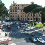 Driving in Rome, Italy