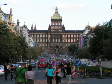 National Museum, Wenceslas Square, Prague, The Czech Republic