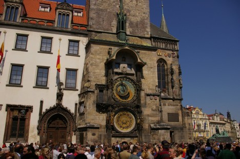 Astronomical Clock (Orloj), Old Town Square, Prague, The Czech Republic