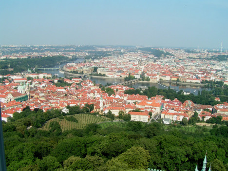 Prague from Petrin, The Czech Republic